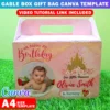 Canva Gable Box Template, Separate Part Canva Editable Party Favor Gift Box Template, How To Foam Board Craft, Video Tutorial Included - Image 4