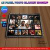Canva 15 Panel Photo Blanket Mockup With Fringe Edges For Sublimation, Panel Blanket Mockup, Add Design & Background Via Canva Frame, PSD - Image 4
