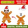 Gingerbread Add Your Own Photo Picture PNG Bundle, Christmas Add Photo Clipart Class Decor Bulletin Board, Decor - Image 6
