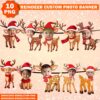 Add Your Own Custom Reindeer Photo Face Banner