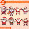 Add Your Own Custom Santa Photo Face Banner, DIY Santa Yourself Photo Banner Banner For Kids, Santa Face Blank, Xmas Party Decoration - Image 5