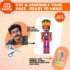 Add Your Own Custom Photo Face Banner, DIY Nutcracker Yourself Photo Banner for Kids, Nutcracker Face Blank, Christmas Party Banner Decor - Image 2