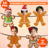 Add Your Own Gingerbread Custom Photo Face Banner