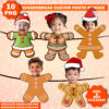 Add Your Own Gingerbread Custom Photo Face Banner, DIY Gingerbread Yourself Photo Banner Banner For Kids, Gingerbread Face Blank For Xmas - Image 4