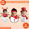 Add Your Own Snowman Custom Photo Face Banner, DIY Snowman Yourself Photo Banner Banner For Kids, Snowman Face Blank For Xmas Party Decor - Image 5