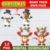 Christmas Add Your Own Photo Face Mega Bundle, DIY Elf, Santa Reindeer, Snowman Yourself PNG Bundle,  Elf Face Blank Kids Xmas Craft & Decor - Image 5